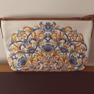 Brighton Piatto Embroidered Purse